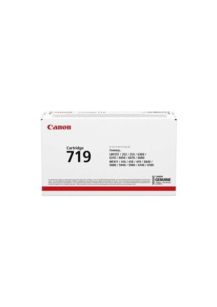 CRG-719 Orjinal Toner MF-6180DW