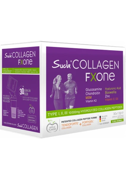 Suda Collagen Fxone Apple 13 gr x 30 Saşe