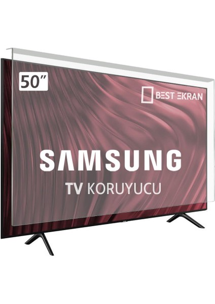 Samsung 50BU8000 Tv Ekran Koruyucu - Samsung 50" Inç 125 cm 127 Ekran Koruyucu (UE50BU8000UXTK)