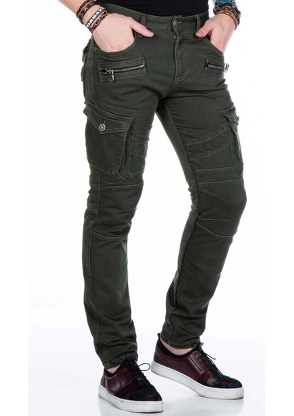 CD424 Kargo Cepli Slim Fit Haki Erkek Pantolon fiyatları