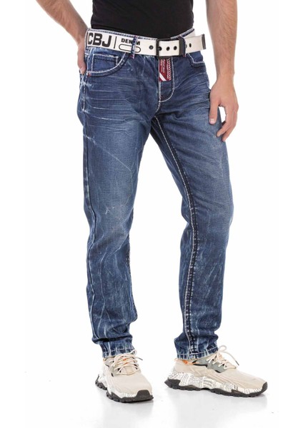CD709 Basic Mavi Kot Pantolon