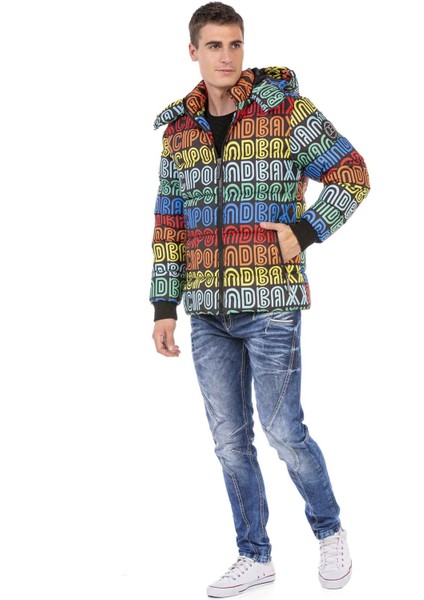 CM186 Renkli Şişme Mont