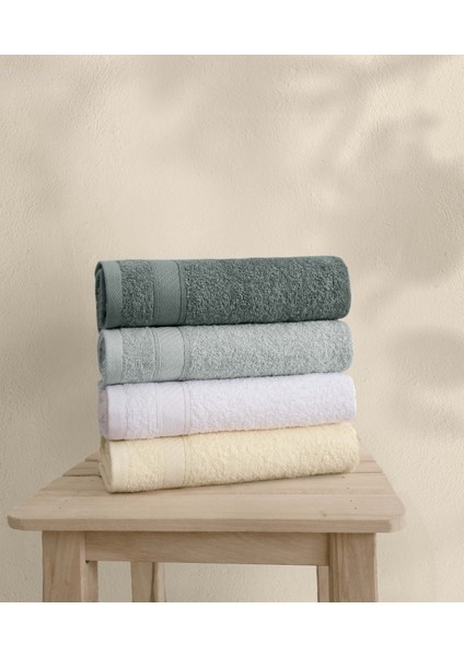 Likya Bordür 4lü Yüz Havlu Seti 1002A