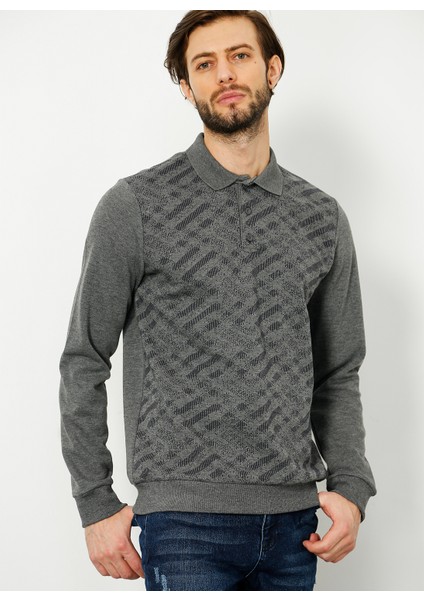 Gri Erkek Sweatshirt modelleri