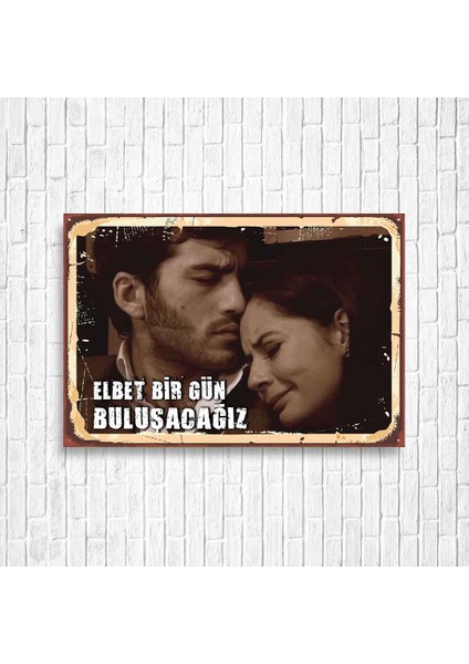 Ezel Retro Ahşap Poster