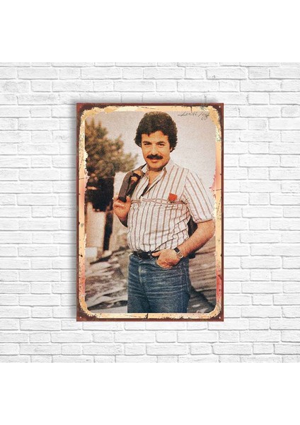 Ferdi Tayfur Retro Ahşap Poster