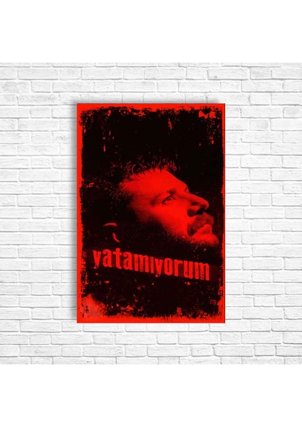Azer Bülbül Retro Ahşap Poster