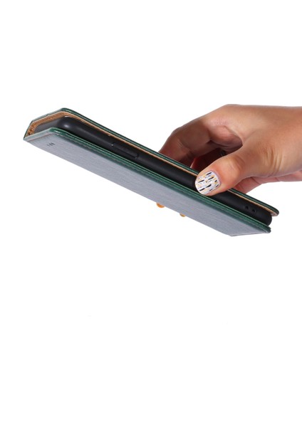 Samsung Galaxy A22 5g Gül Altın Için Gloss Yağ Deri Kılıf fiyatları