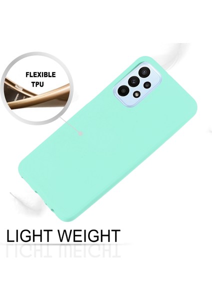 Samsung Galaxy A23 Mint Green Için Sıvı Tpu Kılıfı fırsatları