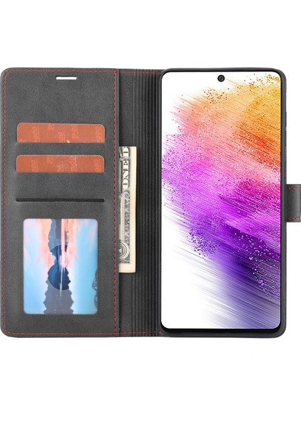Samsung Galaxy A73 5g Siyah Için Clic Deri Telefon Kılıfı fırsatları