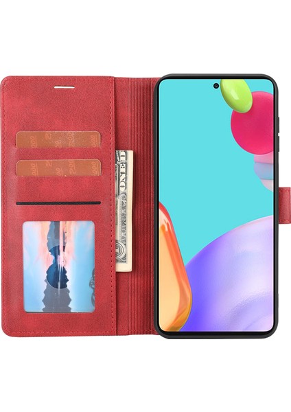 Samsung Galaxy A53 5g Kırmızı Için Clic Deri Telefon Kılıfı fırsatları