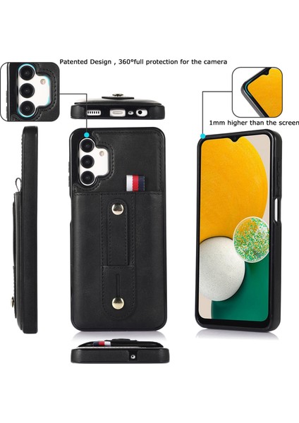 Samsung Galaxy A33 5g Siyah Için Cüzdan Deri Kılıf (Yurt Dışından) modelleri