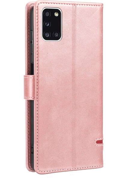 Samsung Galaxy A31 Pembe Için Clic Deri Telefon Kılıfı modelleri