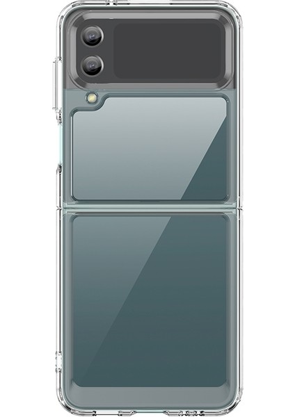 Samsung Galaxy Z Flip4 Için Renkli Akrilik + Tpu Kasası 5g Şeffaf fırsatları