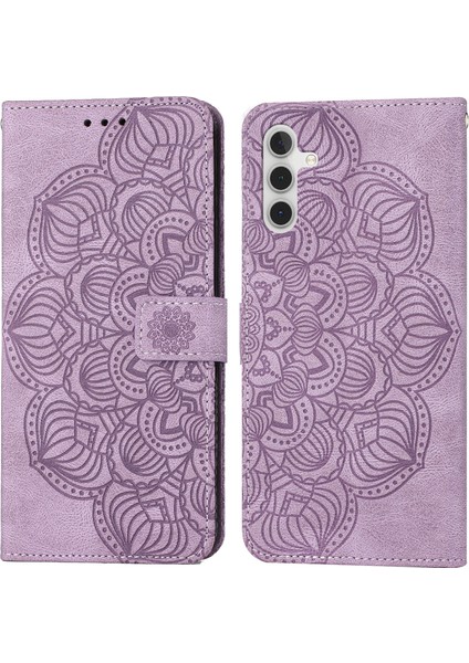 Samsung Galaxy A13 5g Mor Için Mandala Kabartmalı Kılıf fırsatları