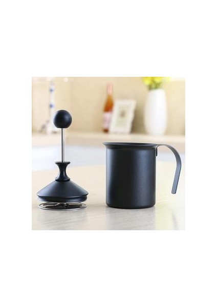 Paslanmaz Çelik Çift Örgü Süt Kreması Köpük Cappuccino Latte Kahve Için Foamer Manuel Süt Frother Kahve Aracı | Sütlü Anneler(Yurt Dışından)