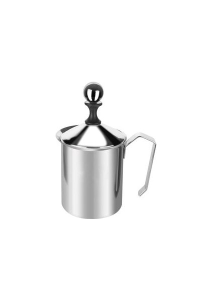 400CC Manuel Süt Frother Paslanmaz Çelik Çift Örgü Süt Kreması Süt Köpük Mesh Kahve Foamer Kreması | Sütlüler(Yurt Dışından)
