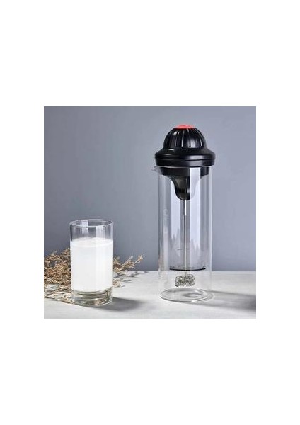 Süt Frother Elektrikli Foamer Kahve Köpük Makinesi Süt Sallamak Mikser Pil Süt Froother Kupası Ev Ofis Seyahat | Sütlüler(Yurt Dışından)