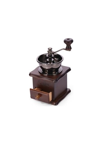 Masif Ahşap Manuel Kahve Fasulye Öğütücü Seramik ile Çekirdek Mini Ev Espresso Baharat Toz Öğütücü Seramik Millstone | Fasulye Taşlama Makinesi | Kahve Millmanual Kahve Öğütücü