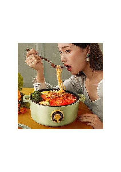 Elektrikli Ocak 2.5l Büyük Kapasiteli Elektrikli Sıcak Pot Çok Fonksiyonlu Ocak Yapışmaz Kaplama Elektrikli Kızartma Pan Noodle Pot | Multicookers