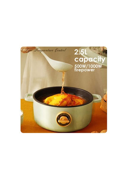 Elektrikli Ocak 2.5l Büyük Kapasiteli Elektrikli Sıcak Pot Çok Fonksiyonlu Ocak Yapışmaz Kaplama Elektrikli Kızartma Pan Noodle Pot | Multicookers