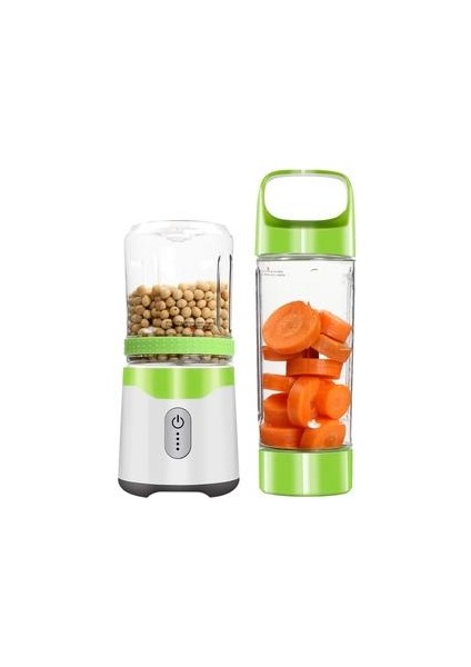 Taşınabilir Blender USB Suyu Blender Shakes ve Fasulye Için Şarj Edilebilir Seyahat Suyu Blender, Smoothies Güçlü Altı Bıçak(Yurt Dışından)
