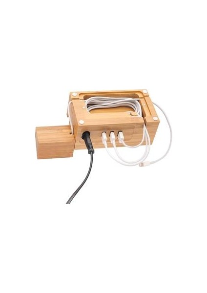 Ahşap Bambu 3 Limanlar Cep Telefonu Için USB Standı Izle Kulaklık Evrensel Masaüstü Tutucu Şarj Dock Istasyonu Braketi | Telefon Tutucular ve standları (Ingiltere Fişi)(Yurt Dışından) modelleri