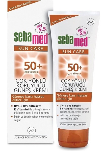 Aile Boyu Güneş Kremi Güneş Baby Spf50 Krem 75 Ml +Spf 50+ Çok Yönlü Koruyucu Güneş Kremi 75 Ml