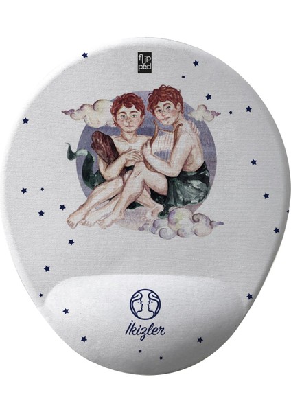 İkizler Burç Bilek Destekli Mousepad