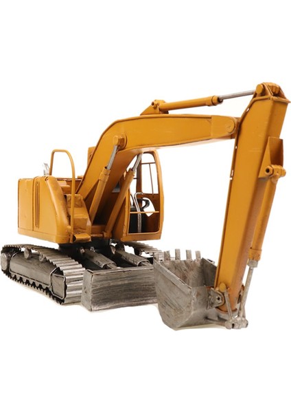 C0794 Dekoratif Sarı Ekskavatör Biblo