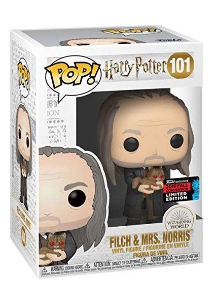 Harry Potter Filch Mrs. Norris Exclusive Figür