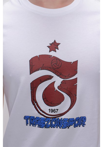 Tshirt Bisiklet Yaka Logo Trabzonspor Baskılı