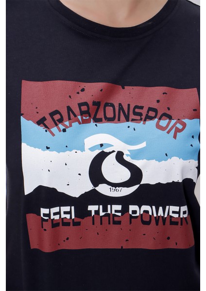 Tshirt Bisiklet Yaka Logo Trabzonspor Baskılı