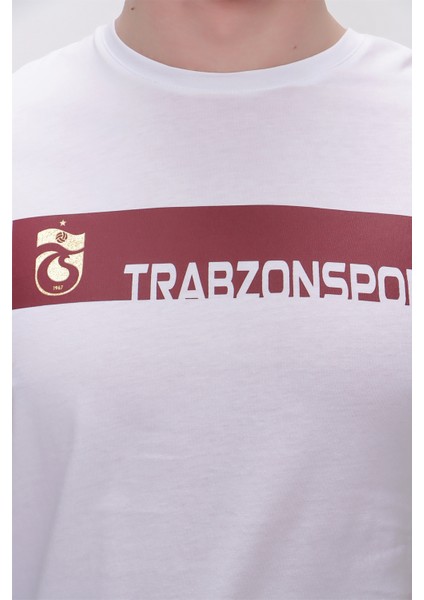 Tshirt Bisiklet Yaka Logo Trabzonspor Baskılı