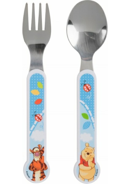 Kbobaby Disney Winnie The Pooh Çocuk Çatal Kaşık Seti