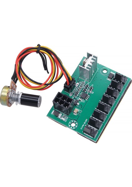 8 Kanallı Bilgisayar Fan Hız Kontrolörü Modülü DC12V