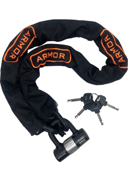 812 Mv 1.20M Motosiklet Için Yüksek Güvenlikli Dövme Çelik Zincir Kilit