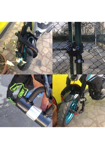 812 Mv 1.20M Motosiklet Için Yüksek Güvenlikli Dövme Çelik Zincir Kilit fiyatları