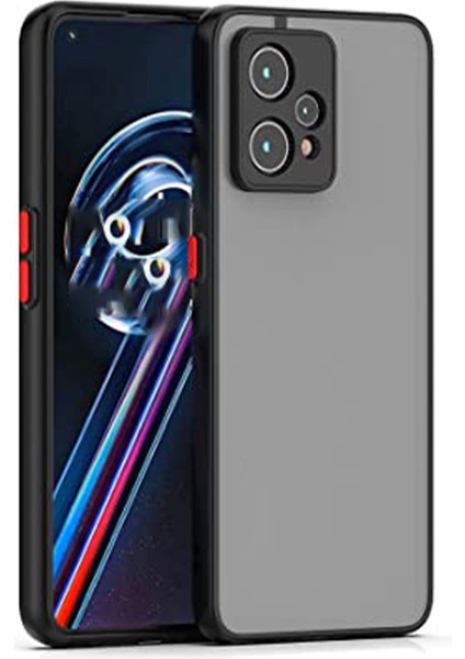 Oneplus 10R Leather Tpu Silikon Kılıf - Siyah