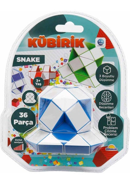 Kübirik Snake Zeka Küpü - Mavi
