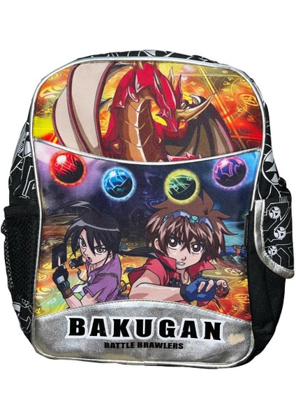 Bakugan 3 Bölmeli Okul Çantası Hakan Çanta