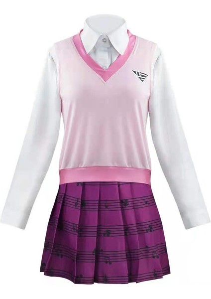 Akamatsu Kaede Cosplay Kostüm - Pembe (Yurt Dışından)