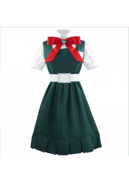 Sayonara Zetsubo Gakuen Cosplay Kıyafet - Yeşil (Yurt Dışından)