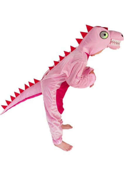 Çocuklar İçin Dinozor Cosplay Kostümü - Pembe (Yurt Dışından)