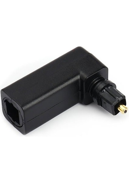 Optik Toslink Dik Açı 90 Derece Dişi Optik Çevirici