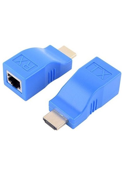 Hdmı Extender 4K 3D RJ45 Cat6 ile 30M Hdmı Uzatıcı