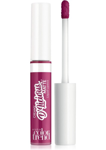Color Trend Creamy D' Licious Mat Likit Ruj 5 Ml. Cranberry Velour