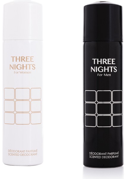 Three Nights 150 Ml Kadın Ve Erkek Deodorant Seti