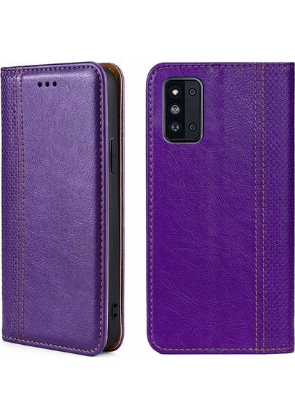 Samsung Galaxy F52 5G Mor Pu Phone Kılıfı (Yurt Dışından) fırsatları