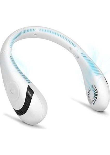 Katlanabilir Bladeless Fan Soğutma Giyilebilir Kişisel Fan (Yurt Dışından)